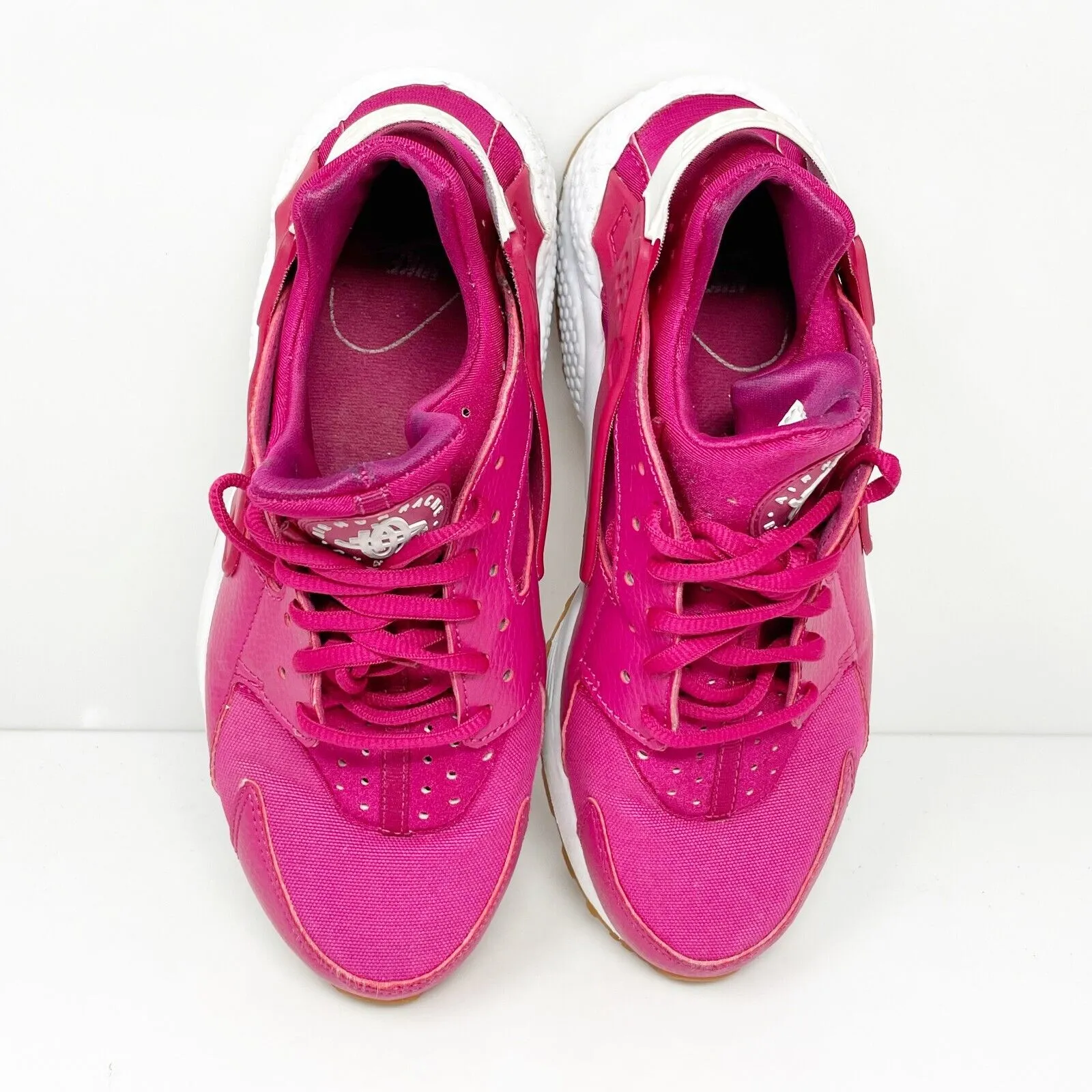 Nike Womens Air Huarache Run 634835-606 Red Running Shoes Sneakers Size 7.5