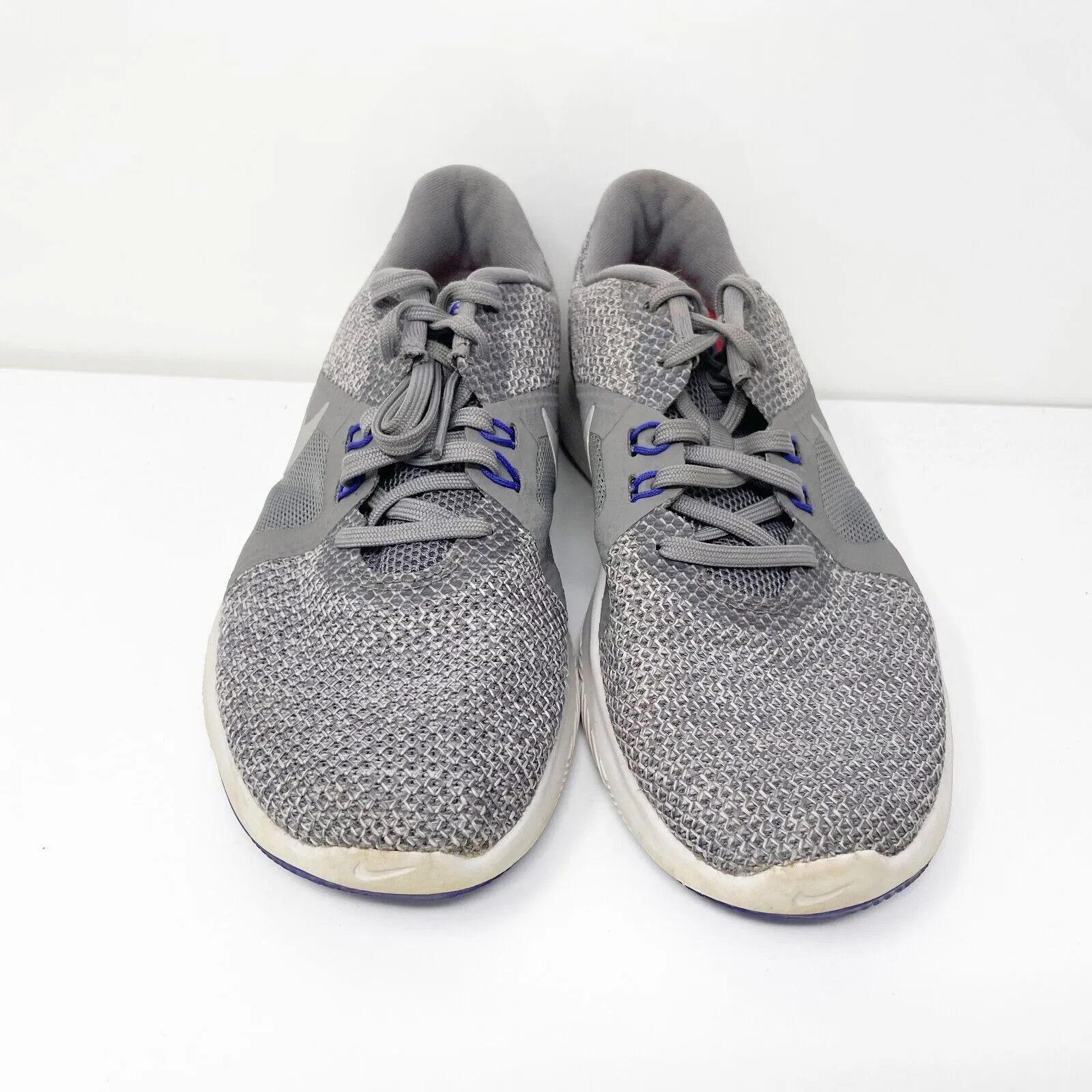 Nike Womens Flex Trainer 8 924339-005 Gray Running Shoes Sneakers Size 8