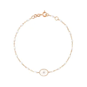 North Star Classic Gigi White diamond bracelet, Rose Gold, 6.7