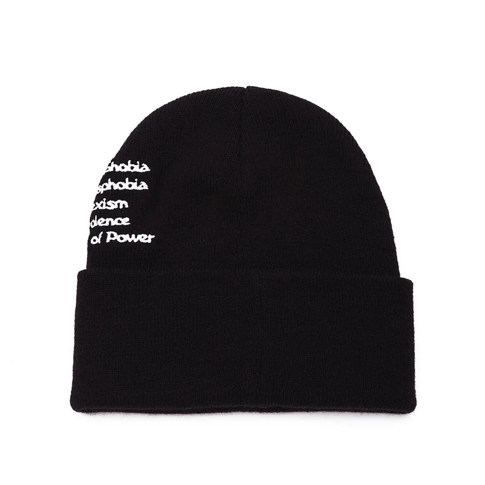 OBEY PROTEST BEANIE // BLACK