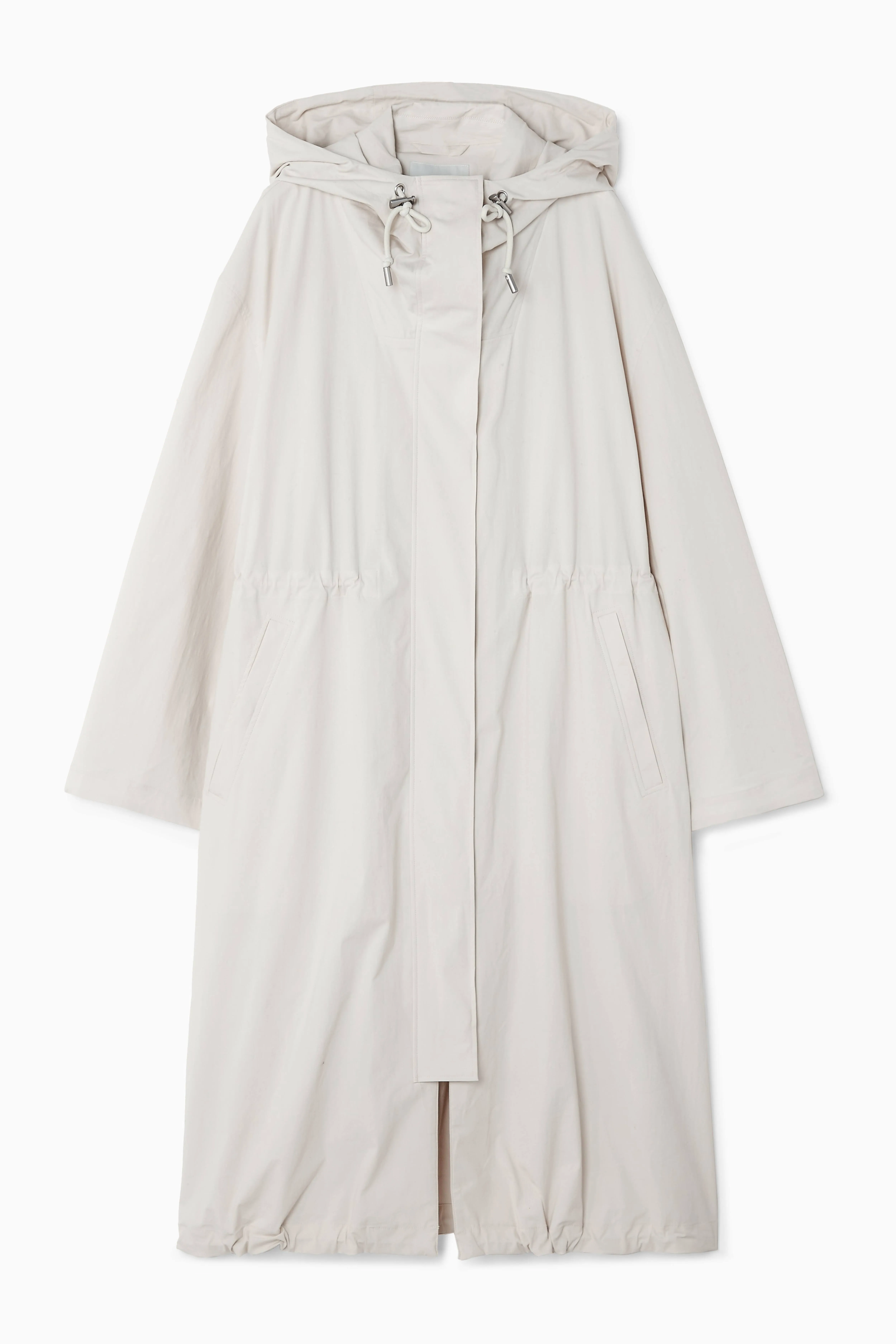 OVERSIZED LAYERED PARKA - Long sleeve - Long - LIGHT BEIGE - Ladies | H&M GB