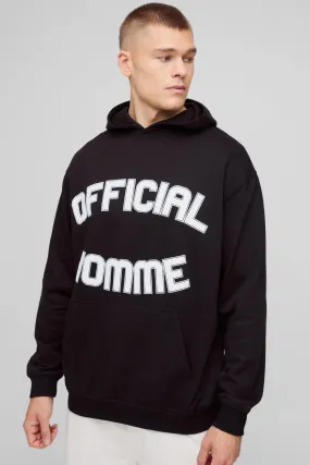 Oversized Official Homme Graphic Hoodie