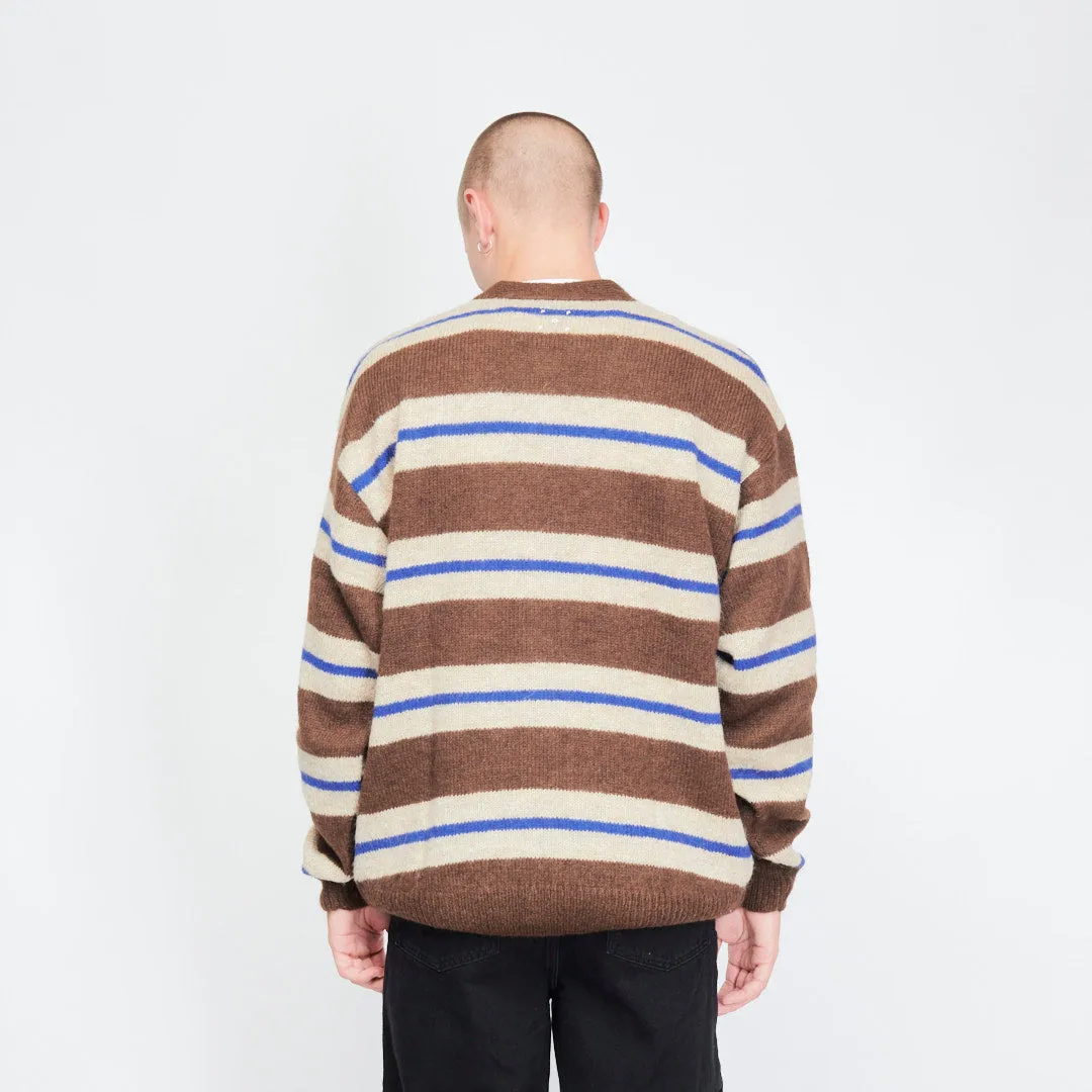 Pop Trading Company - striped cardigan (Rain Drum)