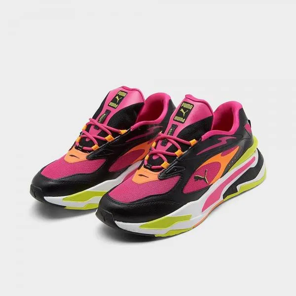 PUMA - Women - RS Fast Lights - Pink/Black/Green