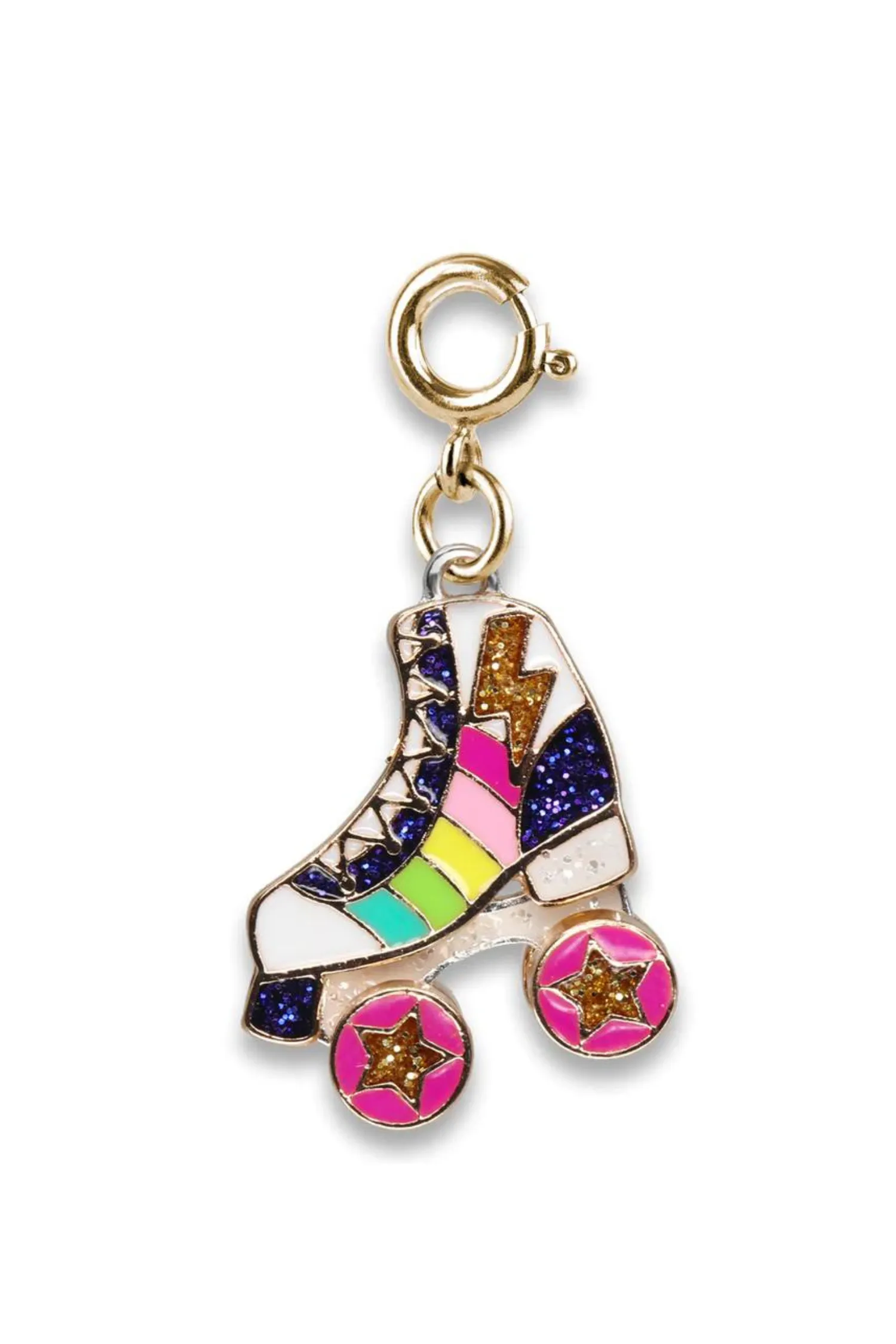 Rainbow Rollerskate Charm