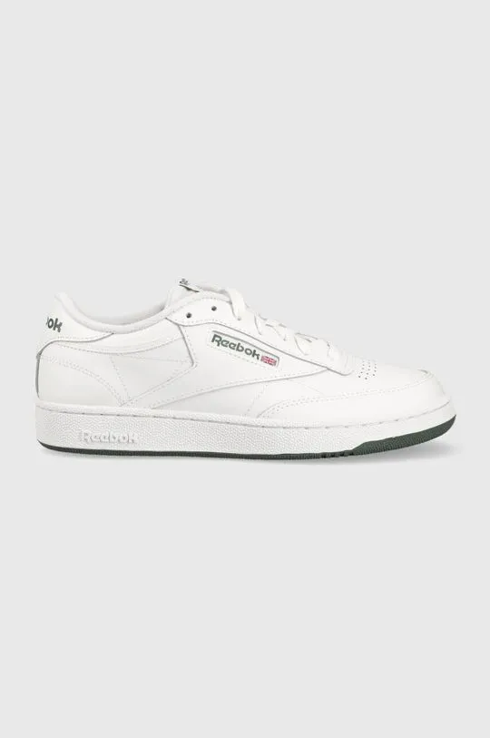 Reebok Classic leather sneakers CLUB C 85 white color