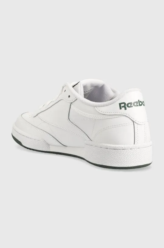 Reebok Classic leather sneakers CLUB C 85 white color