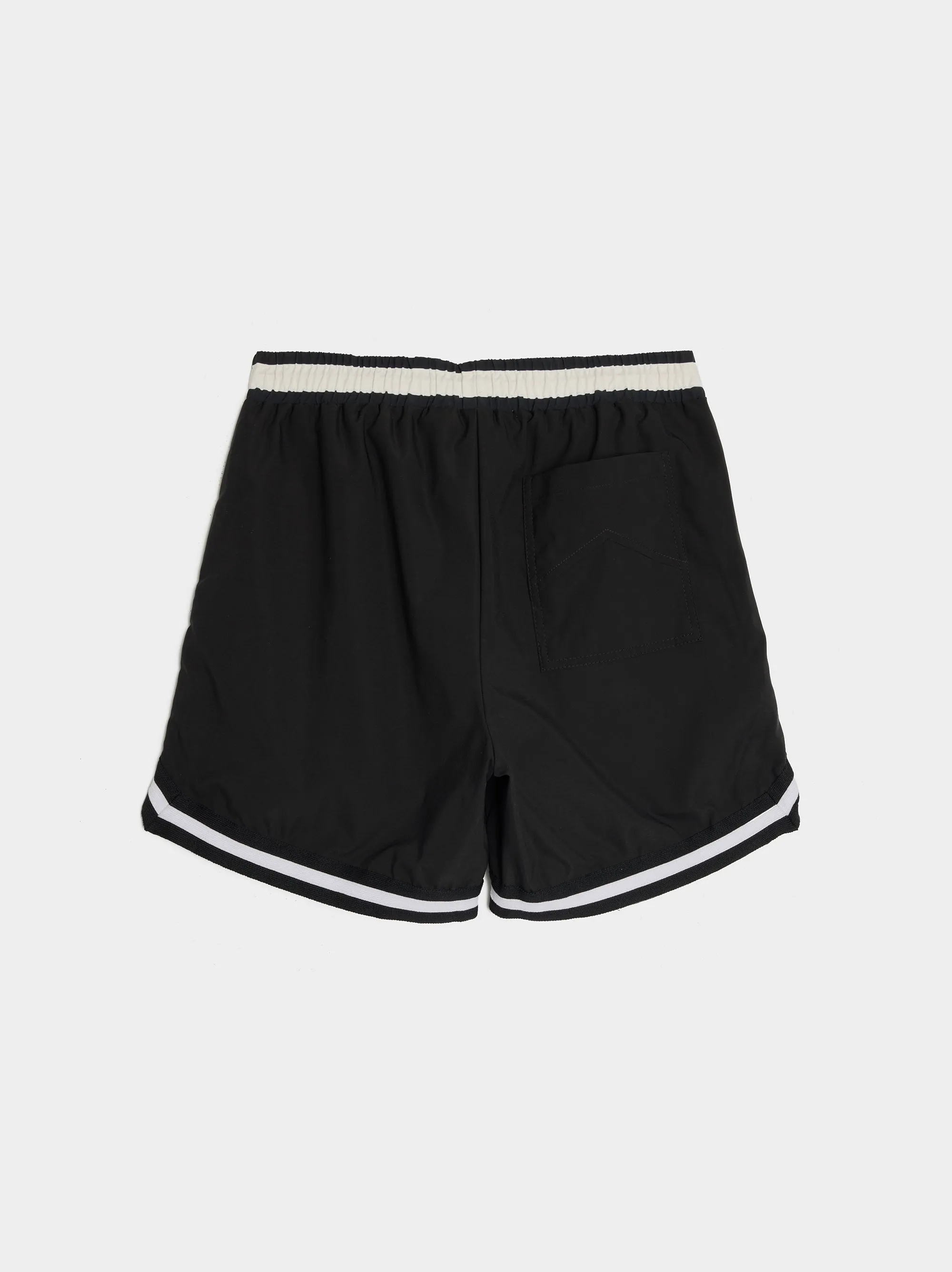 Rhude Basketball Swim Short, Black