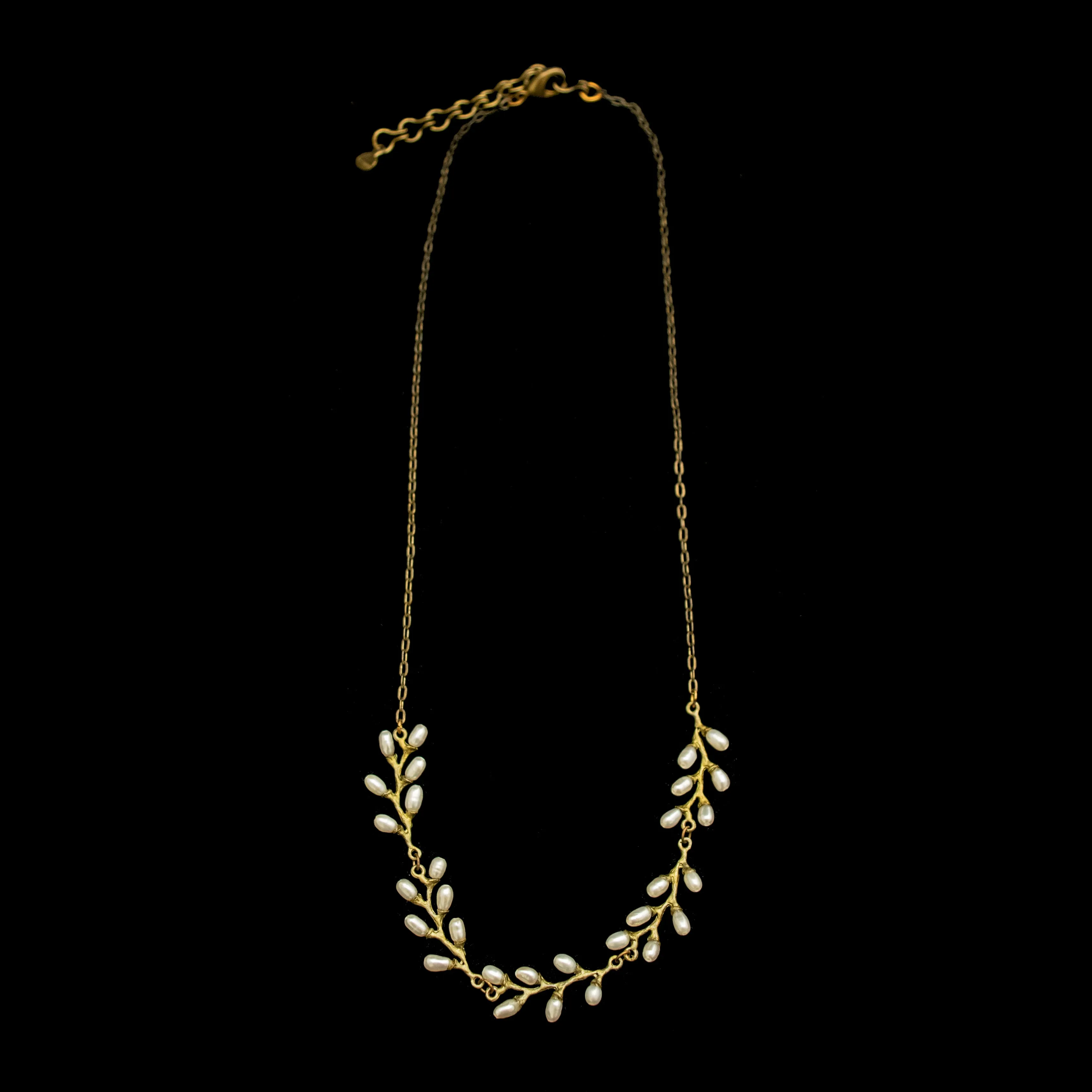 Rice 16 Inch Adjustable Necklace by Michael Michaud