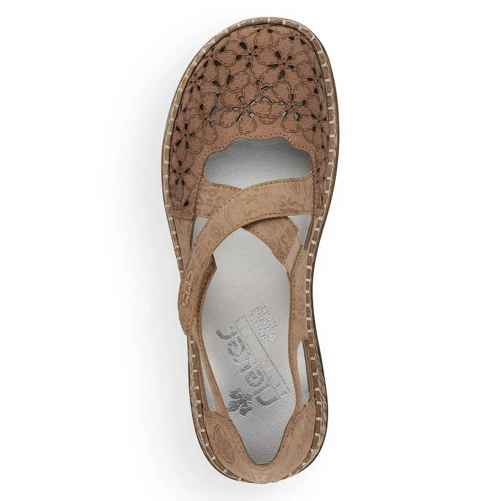 Rieker Women's Daisy 464H4-62 - Shell/Camel