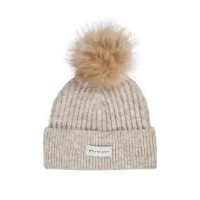 Rohnisch Pom Rib Ladies Golf Beanie Oatmeal