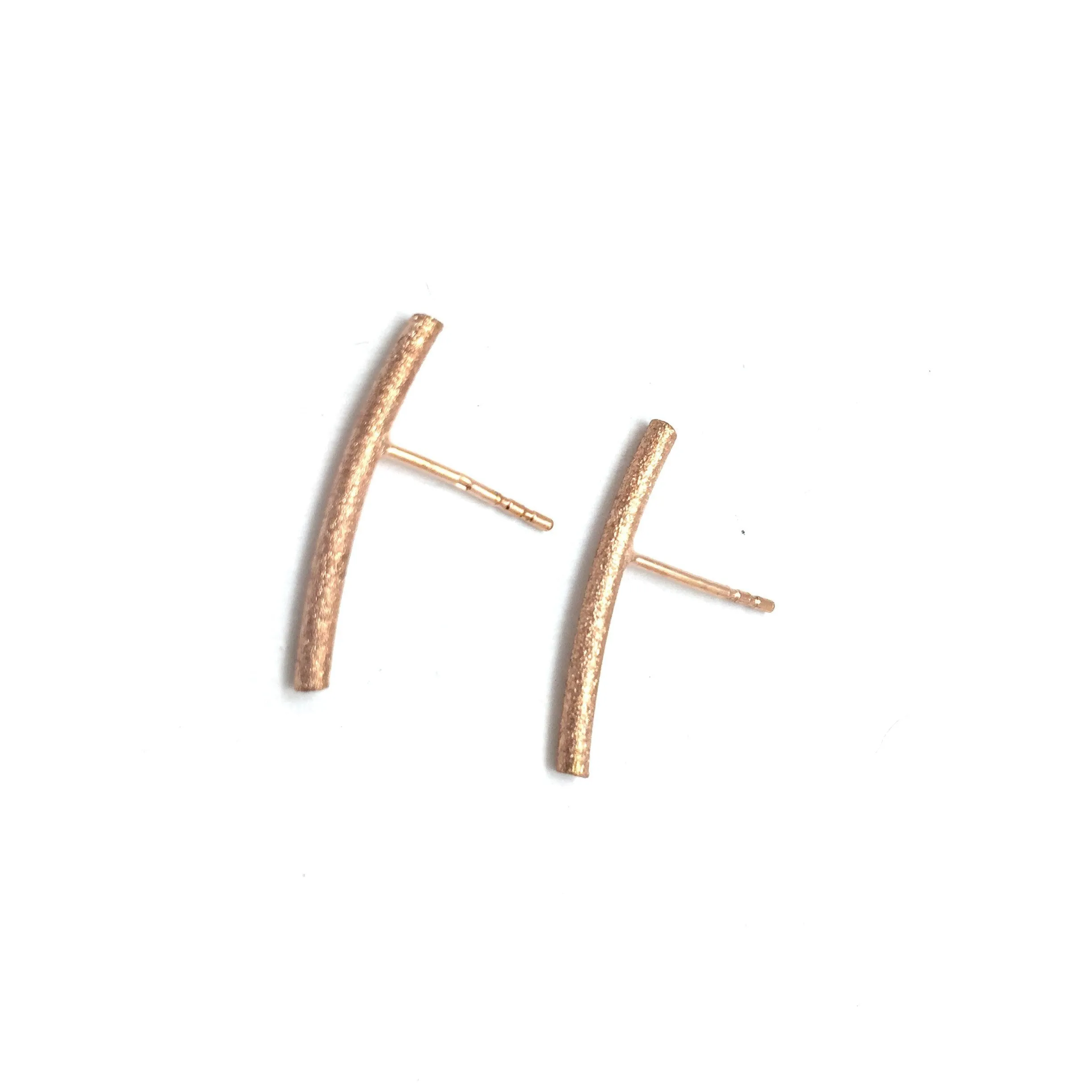 Rose Gold Bar Earring