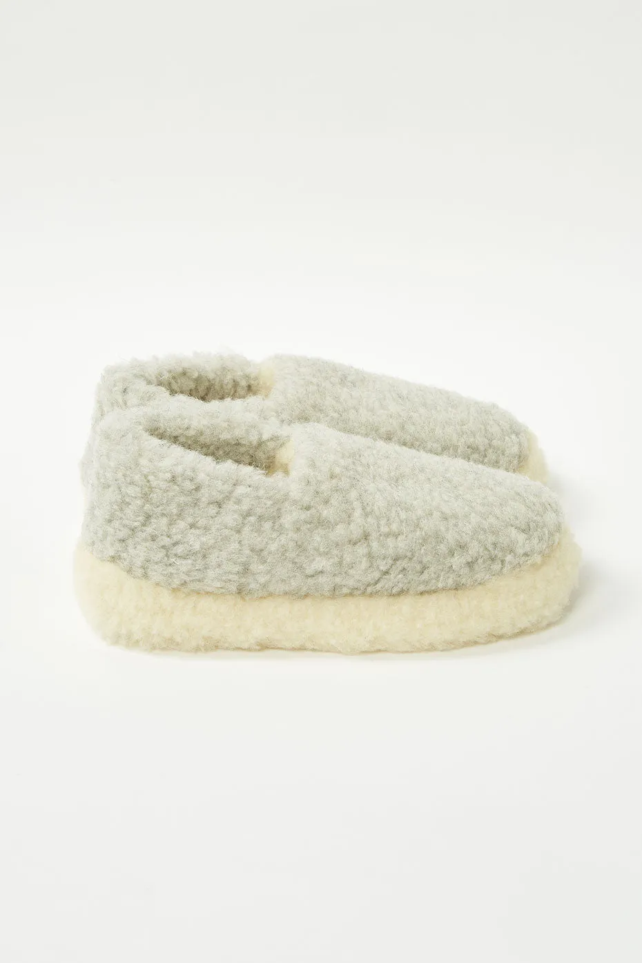 Siberian Light Grey Slippers Womens