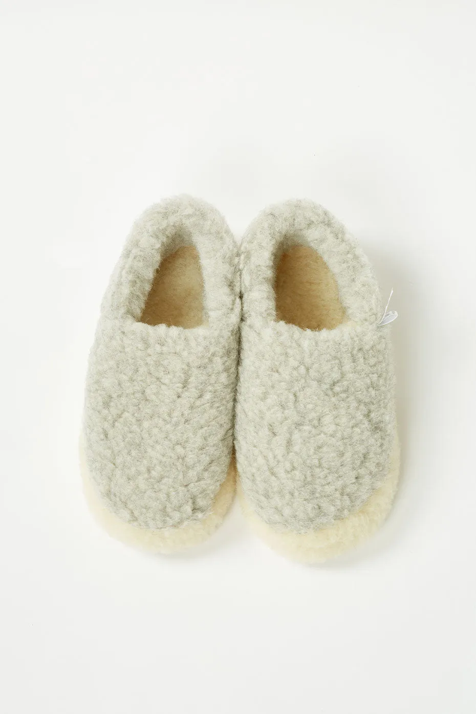 Siberian Light Grey Slippers Womens