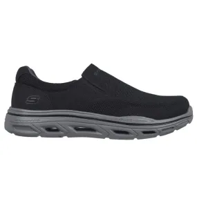 SKECHERS Men's Glide Step Expected Running Shoe (Black)