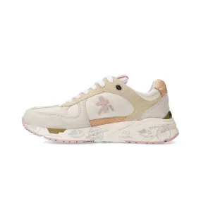 SNEAKERS MASE Donna Beige White Pink