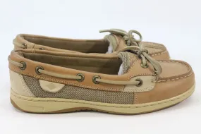 Sperry-Top Sider Angelfish Women's Linen Oat Boat Shoe 6M(ZAP12399)