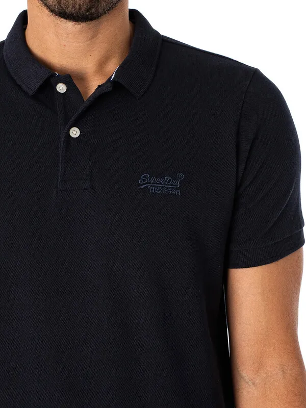 Superdry Classic Pique Polo Shirt - Eclipse Navy