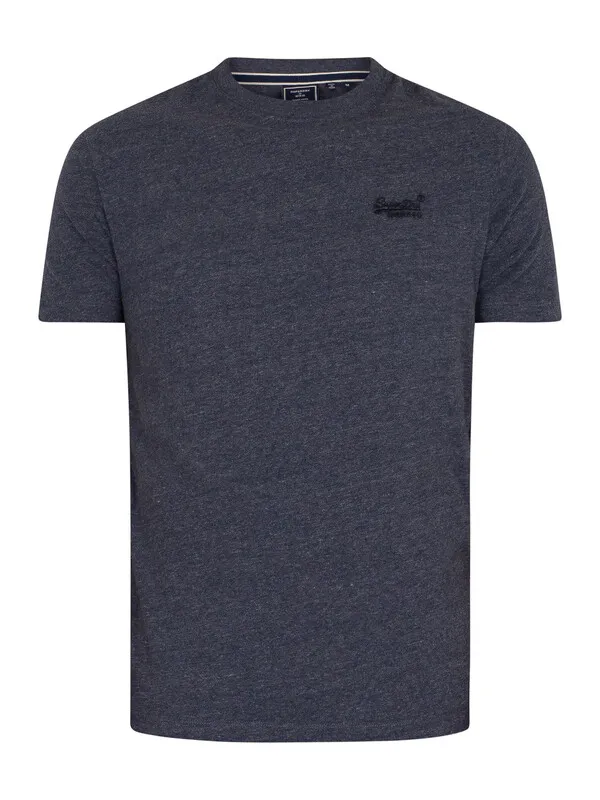 Superdry Vintage Logo EMB T-Shirt - Navy Marl