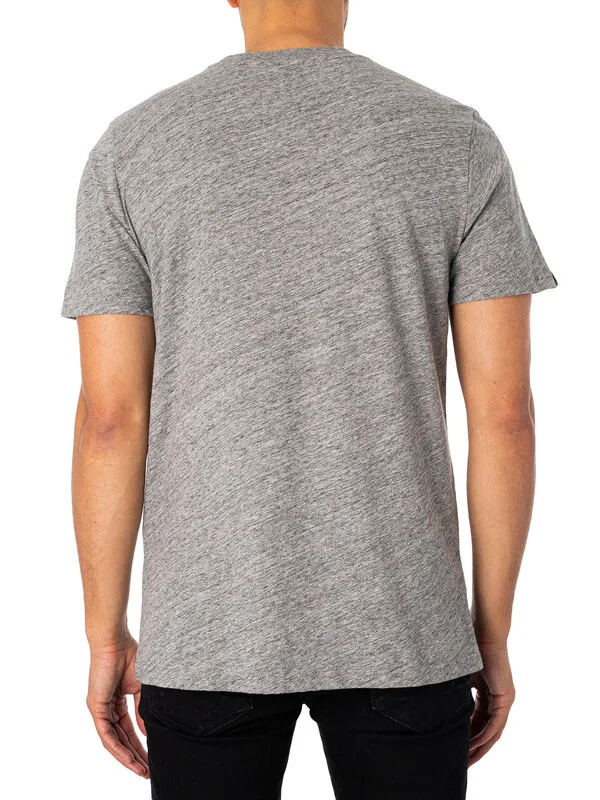 Superdry Vintage Logo T-Shirt - Athletic Grey Marl