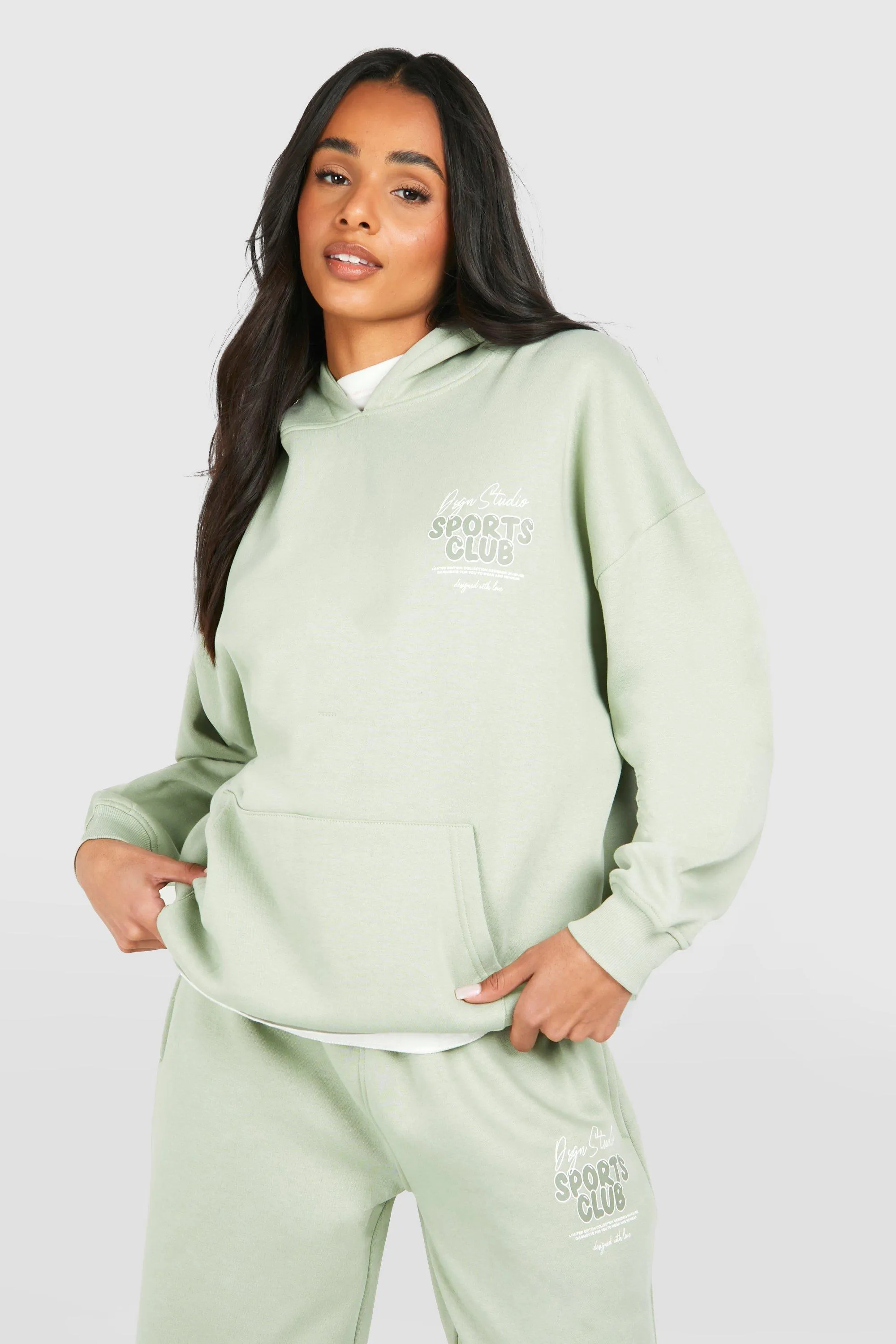 Tall Sports Club Slogan Hoodie