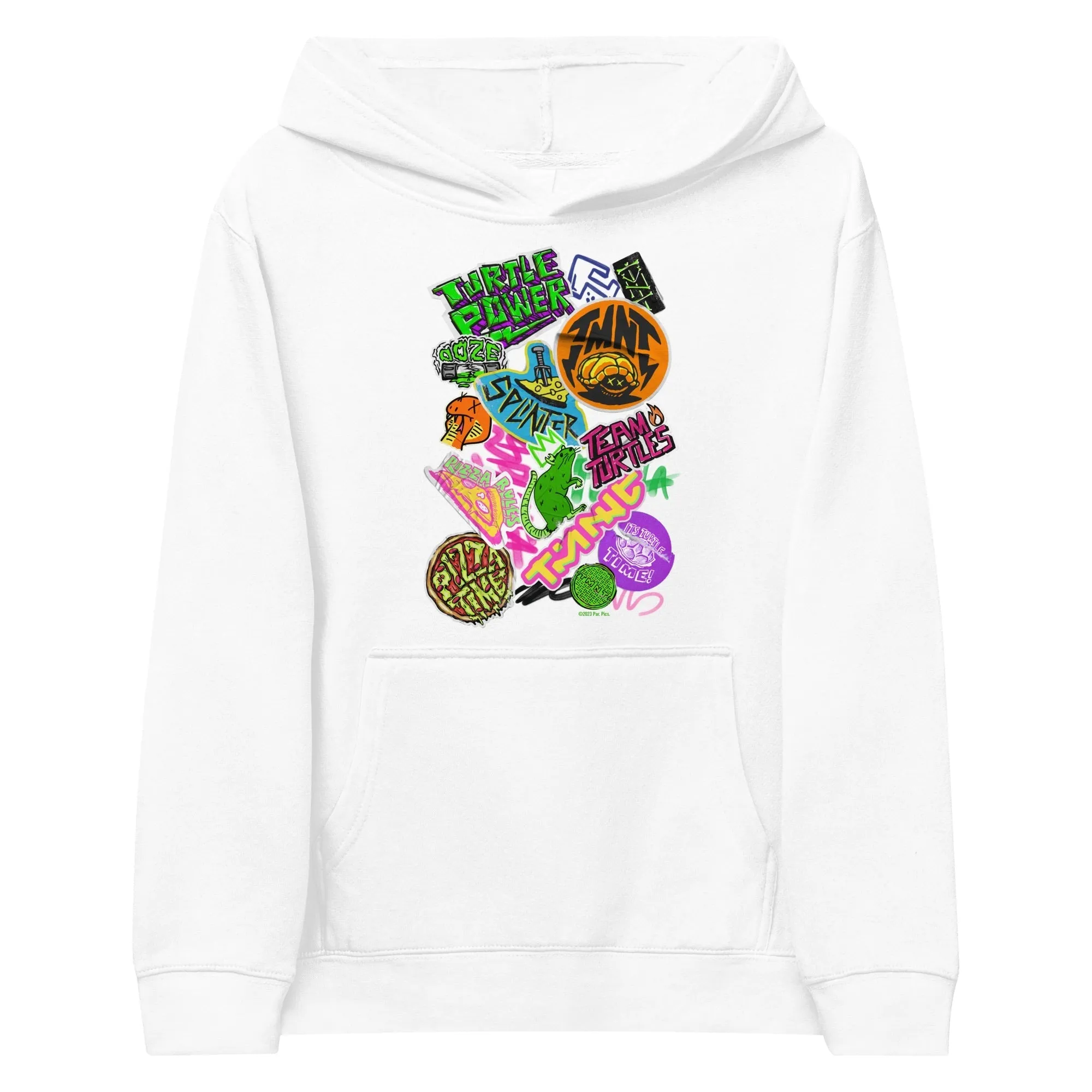 Teenage Mutant Ninja Turtles: Mutant Mayhem Sticker Medley Kids Hoodie