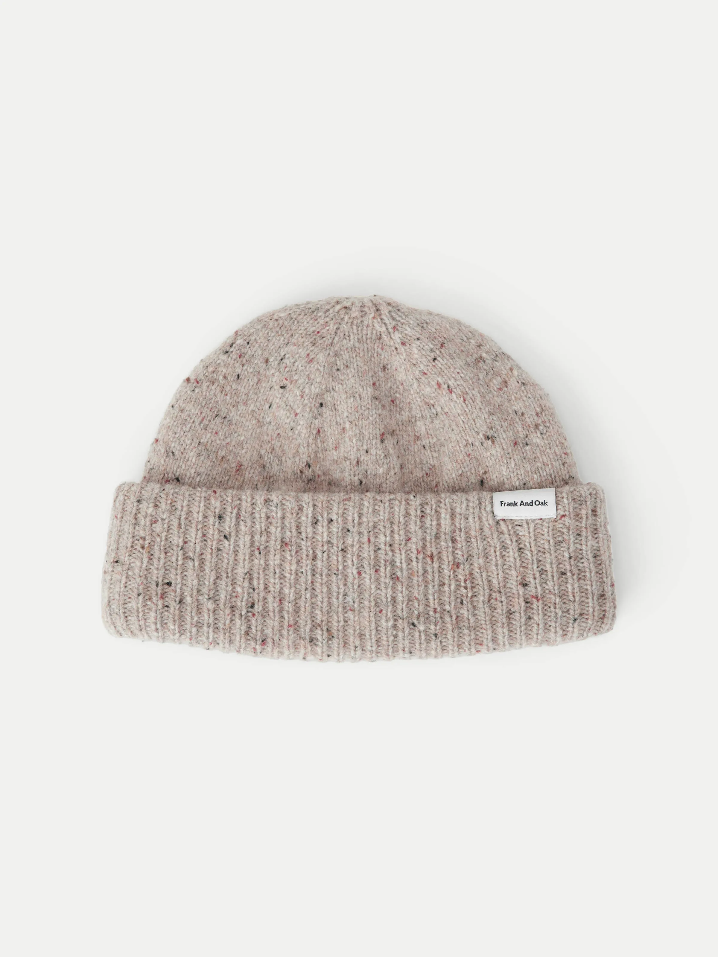 The Donegal Wool Beanie in Beige