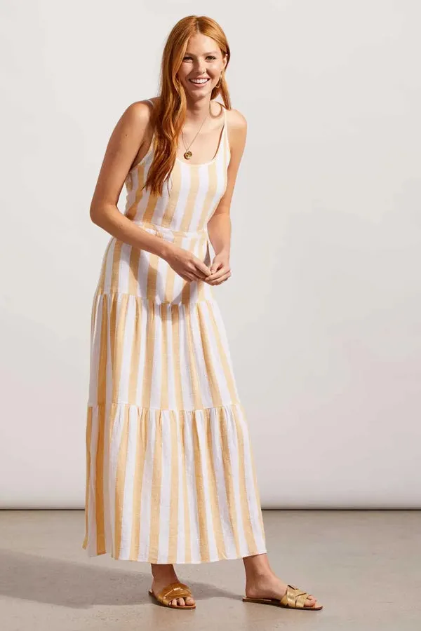 Tribal Linen Maxi Dress