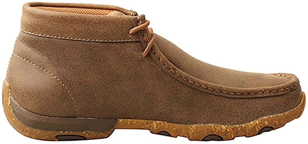 Twisted X Women's Chukka Driving Moc - Handcrafted Full-Grain Leather with Airmesh Lining - Women's Driving Mocs with Patented C