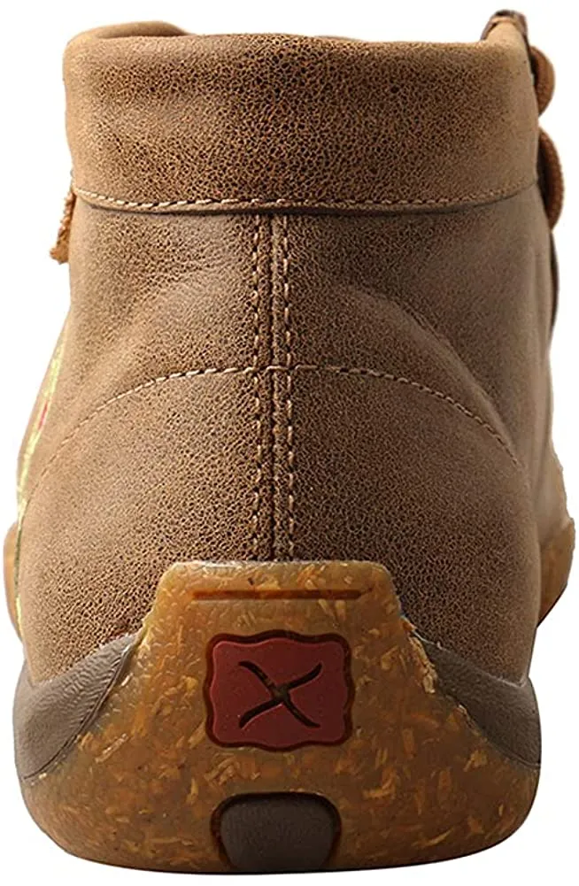 Twisted X Women's Chukka Driving Moc - Handcrafted Full-Grain Leather with Airmesh Lining - Women's Driving Mocs with Patented C