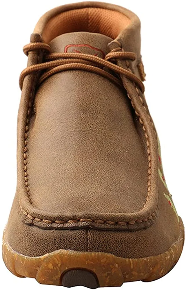 Twisted X Women's Chukka Driving Moc - Handcrafted Full-Grain Leather with Airmesh Lining - Women's Driving Mocs with Patented C