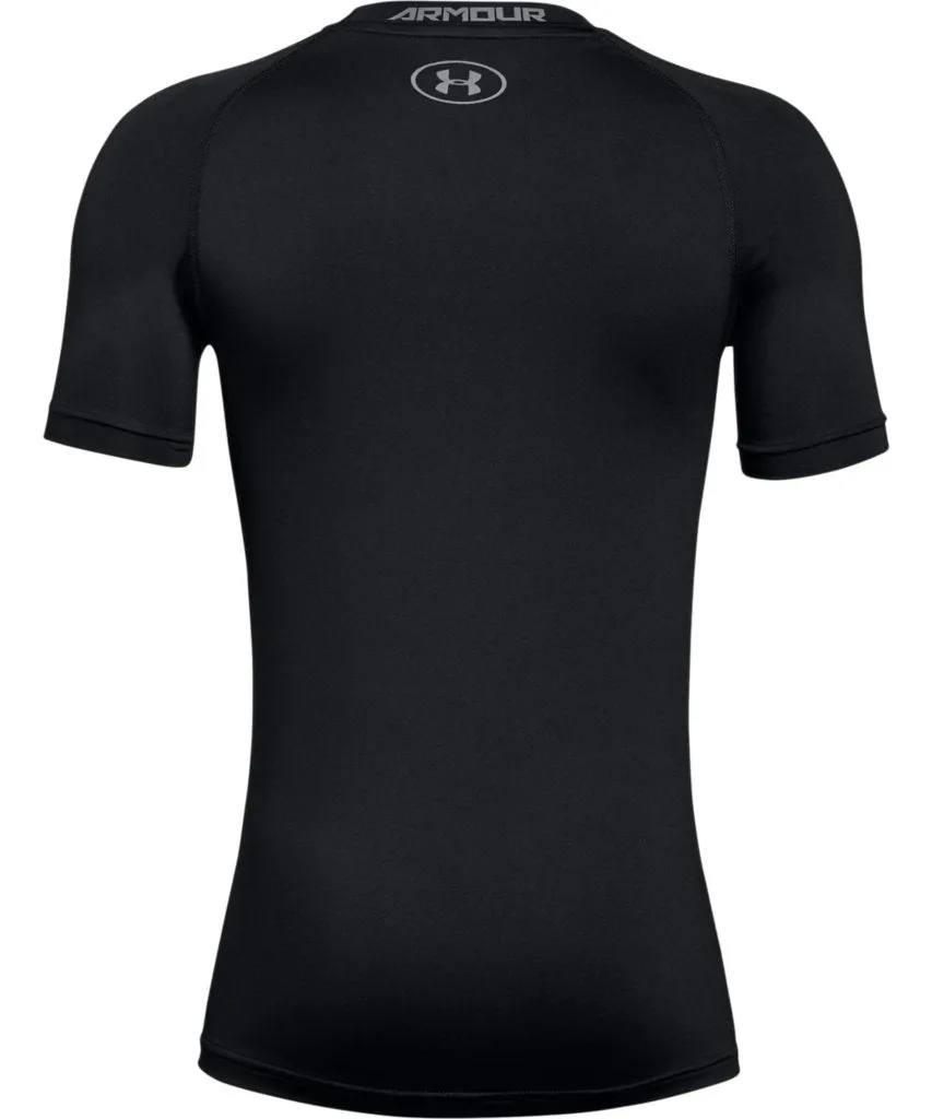 UNDER ARMOUR KIDS ARMOUR SHORT SLEEVE T SHIRT - BLACK