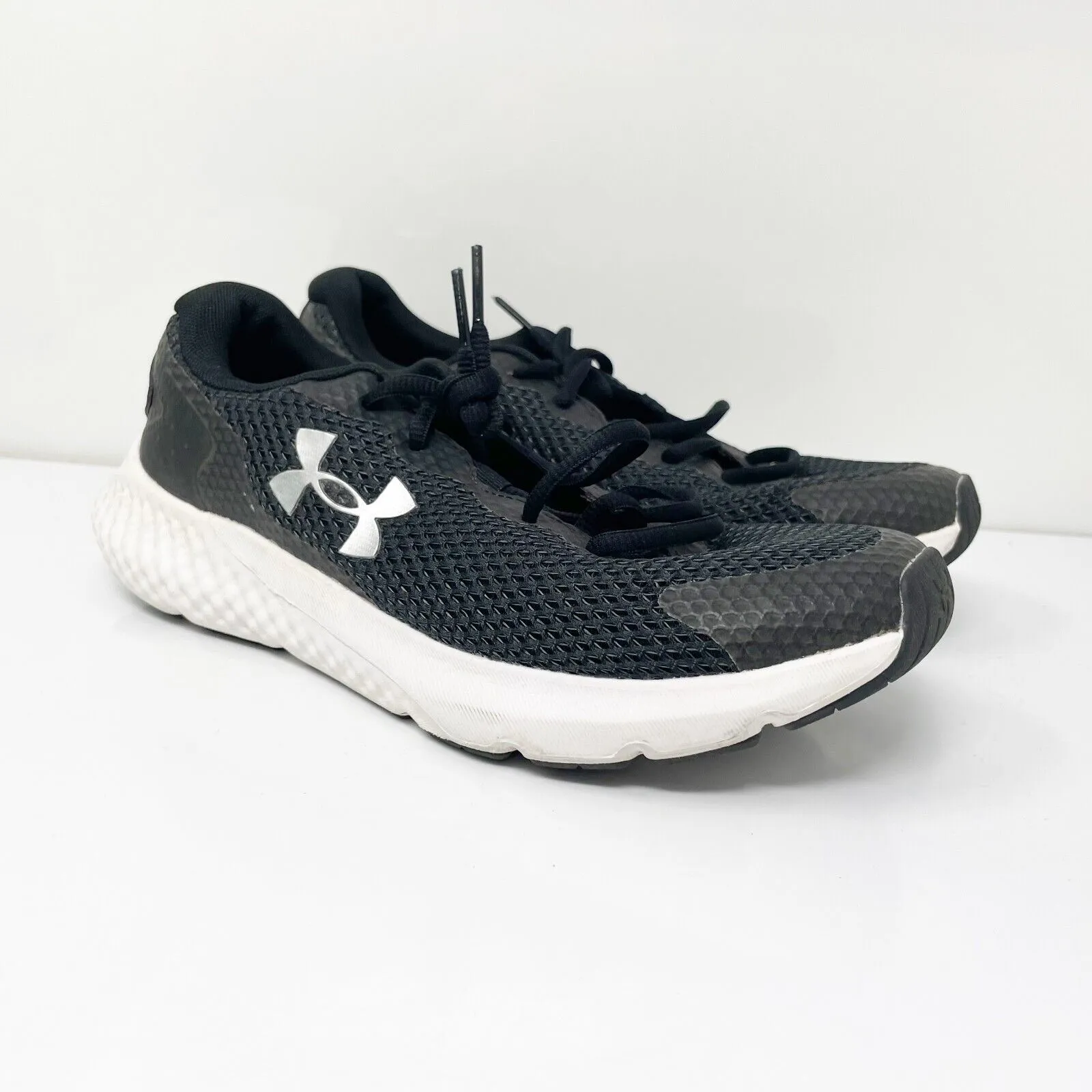 Under Armour Womens Charged Rogue 3 3024888-001 Black Running Shoes Sneakers 8