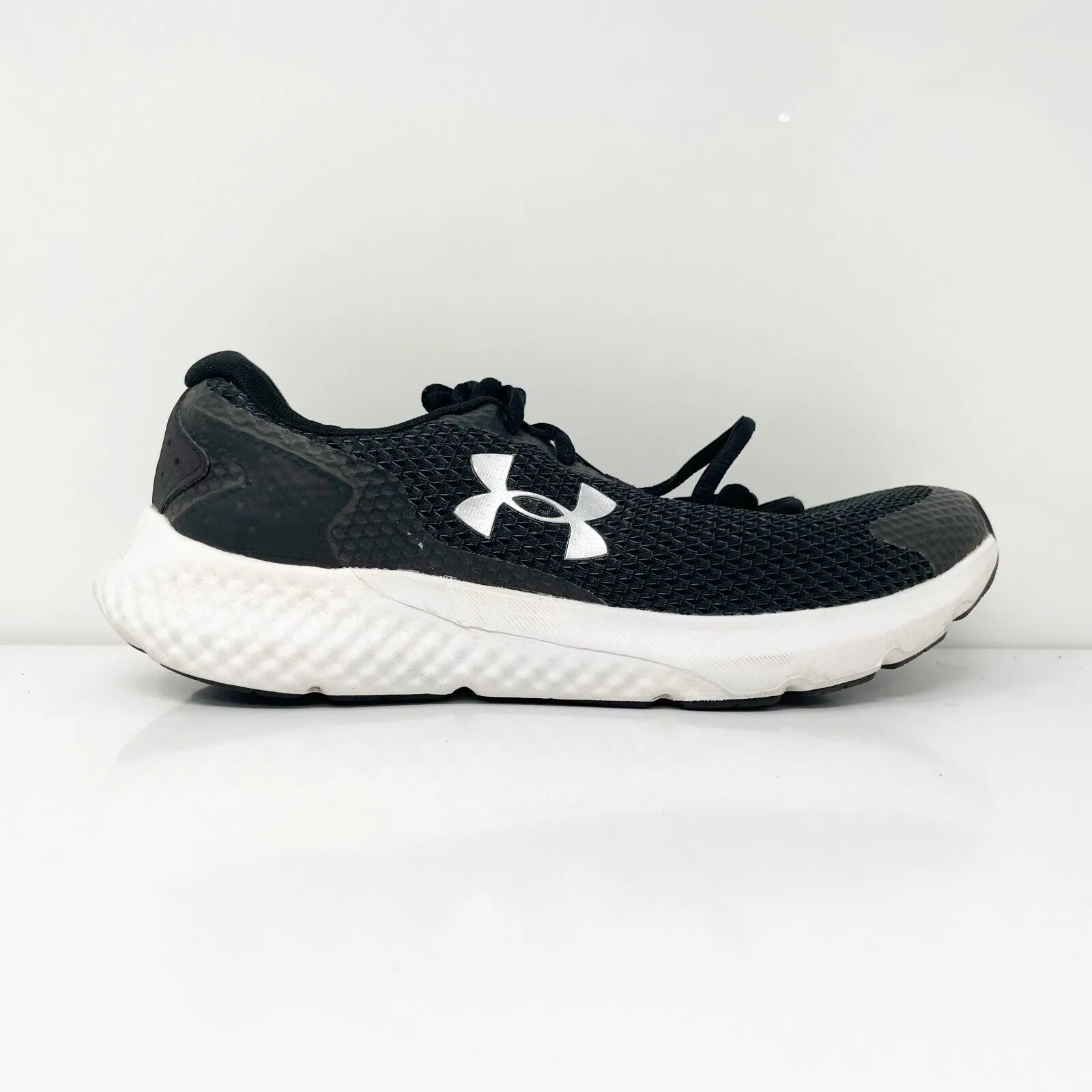 Under Armour Womens Charged Rogue 3 3024888-001 Black Running Shoes Sneakers 8