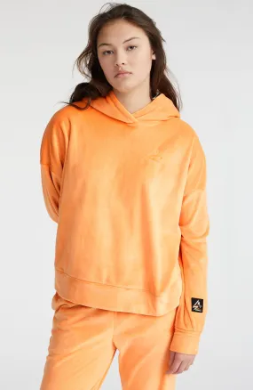 Velour Hoodie Fleece | Giorgia Peach