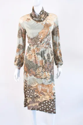 Vintage 70's MAC TAC Leopard Dress