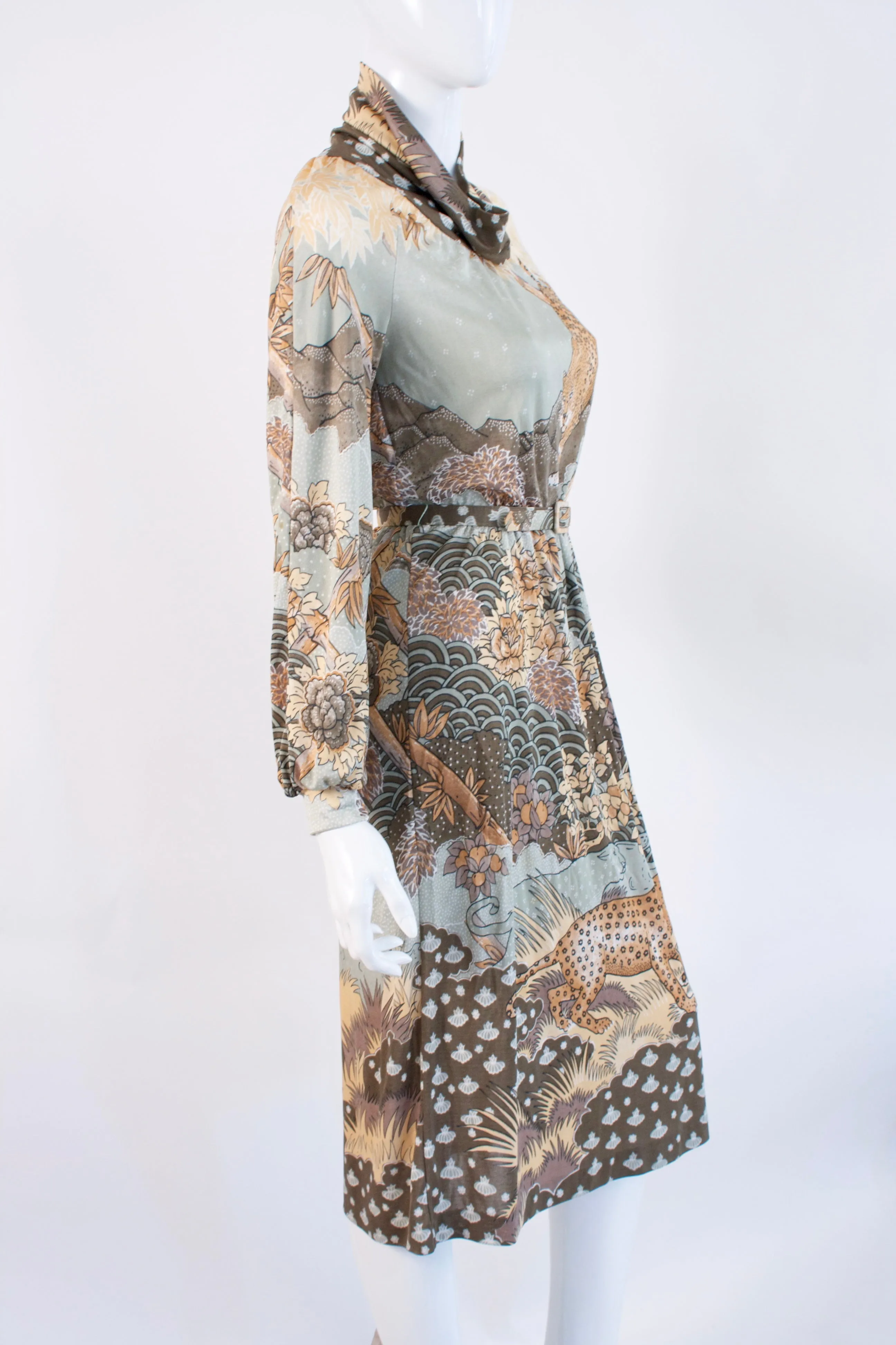 Vintage 70's MAC TAC Leopard Dress