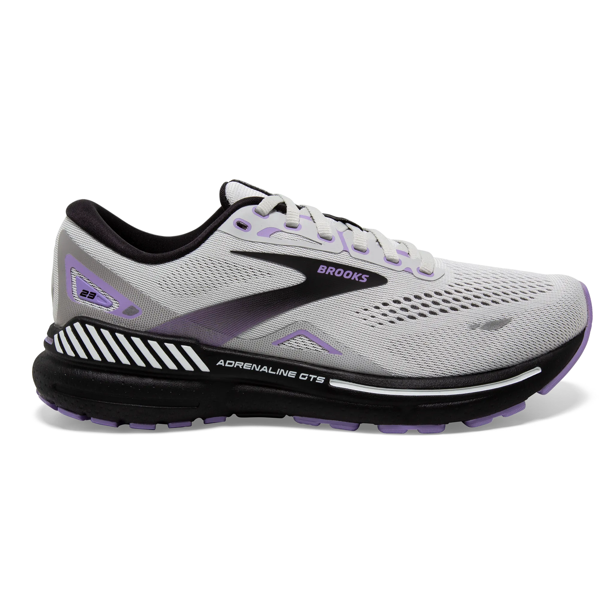 W Brooks Adrenaline GTS 23 Grey/Black/Purple