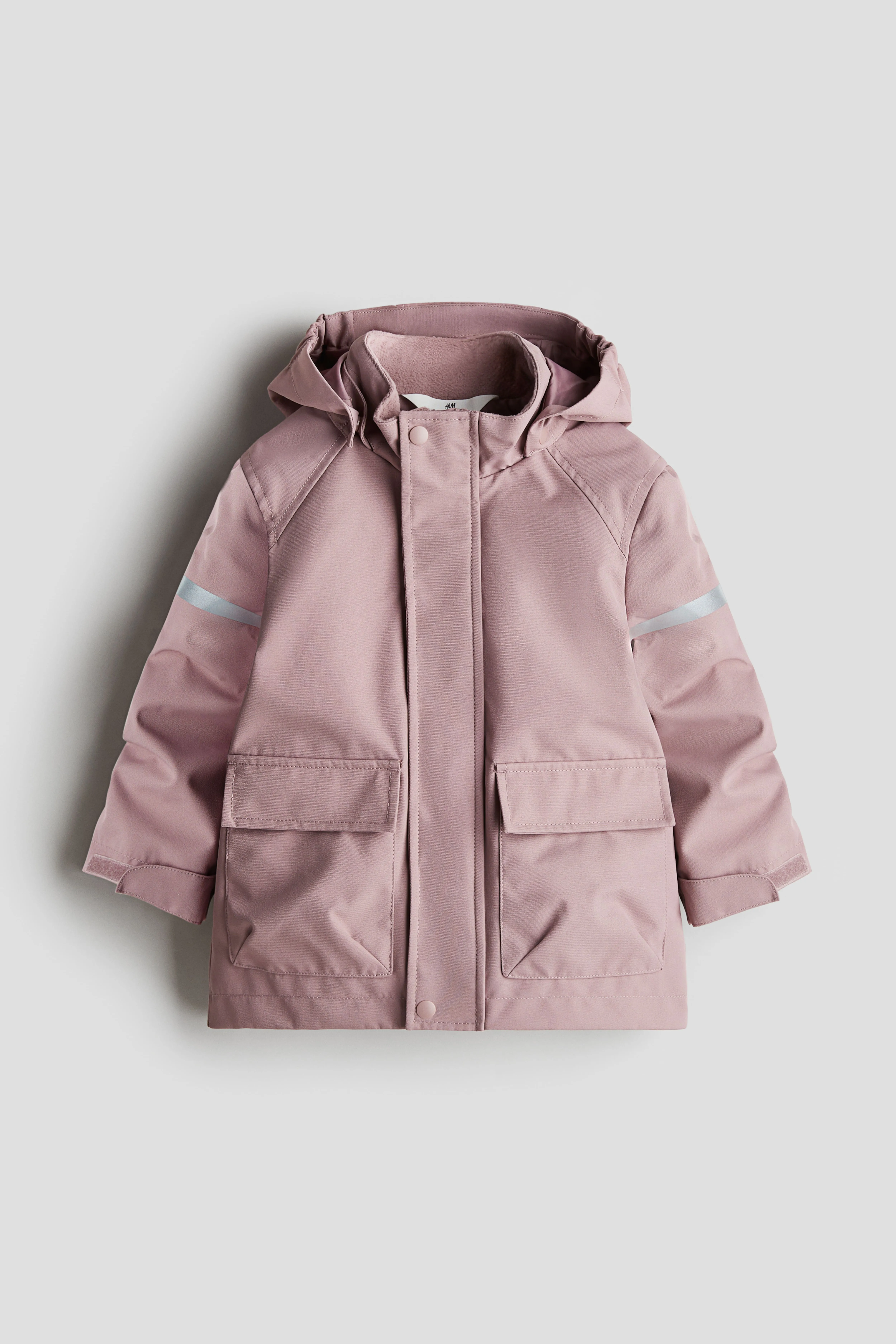 Water-resistant Room-to-grow parka - Long sleeve - Regular length - Pink - Kids | H&M GB