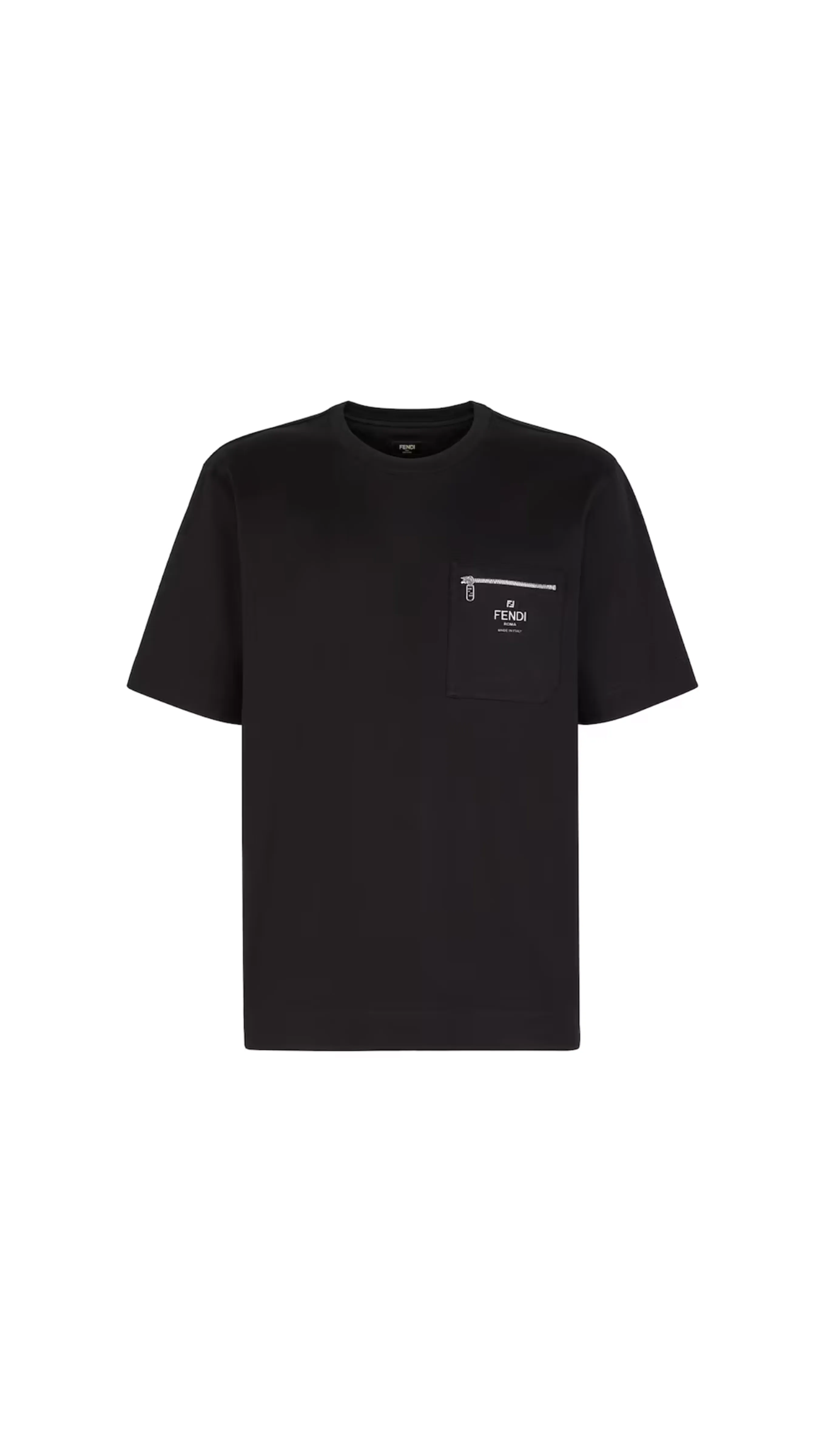 Zip Pocket T-shirt - Black